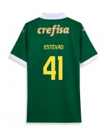 Moške Nogometnih dresov Palmeiras Estevao Willian #41 Domači 2024-25 Kratki rokavi